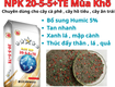 Phân bón npk humic 20 5 5 te mùa khô chuyên dùng cây hồ...