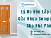 Lý do nên lắp đặt cửa nhựa composite cho nhà phố 