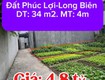 Bán lô đất hàng hiếm phúc lợi   long biên   35m    mt...
