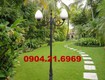 Cột đèn sân vườn dc02 lắp đèn hoa sen phan nguyền mang đậm phong cách...