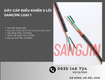 Cáp sangjing 3x0.5, 3x0.75, 3x1.25, 3x1.5, 3x2.5 sài gòn 