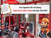 Các nguyên tắc sử dụng máy bơm chữa cháy mà bạn cần biết 