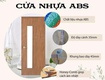Cửa nhựa abs hàn quốc nhẹ nhàng mà đẹp lắp là thích
