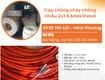 Cáp chống cháy chống nhiễu 2x1.5 altek kabel bình định, phú yên, khánh hòa