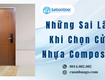 Những sai lầm khi chọn cửa nhựa composite 
