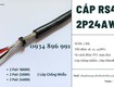 Cáp truyền thông rs485 2 pair 18 awg khánh hòa, gia lai, bình định. 