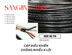 Cáp sangjin 4x0.5, 4x0.75, 4x1.25 lõi đồng sài gòn 