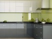 Tủ Bếp Đẹp Vũng Tàu   Mdf Phủ Acrylic Xám Trắng 
