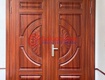 Cửa Thép Vân Gỗ 2 Cánh   Chắc Chắn Bên Ngoài Sang Trọng Bên Trong 