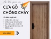 Cửa gỗ chống cháy: khi nghệ thuật kiến trúc song hành cùng tiêu chuẩn an...