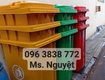Thùng rác 240lit nắp kín tránh bốc mùi rác thải 