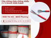 Dây cáp điện chống cháy chống nhiễu 2x1.5mm2 sẵn kho Đà Nẵng, Hà Nội, Hồ Chí Minh 