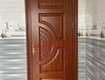 Cửa thép vân gỗ   chắc chắn bên ngoài sang trọng bên trong 
