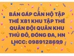 Bán gấp căn hộ tập thể tòa x81 khu tập thể quân đội quân khu...