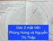 Hàng hiếm   bán đất lô góc 2 mt đường phùng hưng và nguyễn thị thập 