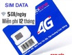 Sim 5g mobifone 5gb/ngày dùng 1 năm không phải nạp tiền 