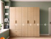 Tủ quần áo tam060 gỗ mdf vân gỗ sồi hiện đại 