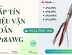 Cáp tín hiệu vặn xoắn 2 pair 18 awg phân phối khánh hòa,...