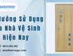 Xu hướng sử dụng cửa nhà vệ sinh hiện nay 