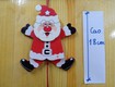 Ông già noel bằng gỗ có thể  giât dây cử động với nhiều màu sắc khác nhau...
