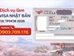 Dịch vụ làm visa nhật bản tại tphcm 2026: vắng mặt, nhận kết quả từ...