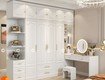 Tủ quần áo tam050 tân cổ điển tích hợp bàn phấn 