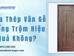 Cửa thép vân gỗ chống trộm hiệu quả không