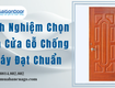 Kinh nghiệm chọn mua cửa gỗ chống cháy đạt chuẩn