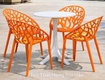 Bàn ghế nhựa sân vườn hgh