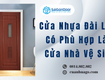 Cửa Nhựa Đài Loan Có Phù Hợp Làm Cửa Nhà Vệ Sinh 