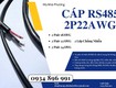 Cáp tín hiệu rs485 2 pair 24awg sẵn hàng tp.hcm   hà nội ...