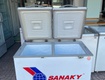 Thanh lý tủ Sanaky 2 ngăn đông   mát   model vh 255w2. 