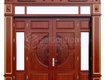 Cửa thép vân gỗc 4 cánh 