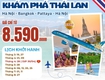 Tour thái lan 19/03   giá siêu tốt chỉ 7.990k 