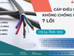 Cáp tín hiệu 7 lõi không chống nhiễu cho tủ điện   sẵn kho...