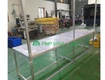 Bàn thao tác khung nhôm định hình 3000x800x2120 