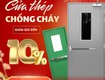 Cửa thép chống cháy bảo vệ tối đa cho công trình 