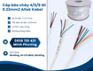 Cáp báo cháy altek kabel 4/6/8 lõi 0.22mm2 giá tốt đà nẵng, thanh hóa, nghệ...