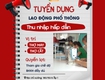 Tuyên dụng gấp lđpt   cần tuyển 05 thợ may, 02 thợ cắt làm...