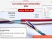Cáp chống cháy chống nhiễu 2x0.75mm    giao hàng nhanh hải phòng, quảng...