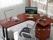 Bàn Làm Việc Tại Nhà Gỗ MDF Thiết Kế Chữ L Hiện Đại 