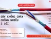 Cung Cấp Cáp Chống Cháy Chống Nhiễu 2 Lõi   Phủ Sóng TP.HCM, Bình Dương, Đồng Nai...