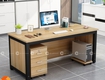 Bàn làm việc tại nhà gỗ mdf kết hợp hộc kéo thông minh 