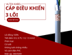 Cáp điều khiển đồng mềm 3 lõi vỏ xám altek kabel 