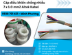 Cáp điều khiển có lưới chống nhiễu 7x1.0mm2 giao ngay Hồ Chí Minh, Bình Dương 