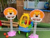 Cột bóng rổ mầm non, khung thành mầm non,xe trượt dốc trẻ em 