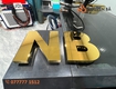 Chữ inox vàng gương 
