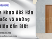 Cửa nhựa abs hàn quốc và những điều cần biết
