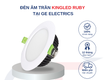 đèn âm trần ruby kingled tại ge electrics 