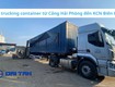 Giá trucking container từ cảng hải phòng đến kcn biên hòa